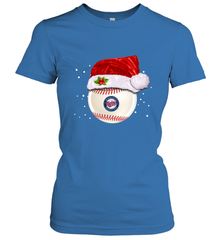 Minnesota Twins Logo Baseball Ball Christmas Santa Hat Xmas Sport Funny Snow Women's T-Shirt Women's T-Shirt - jonhlittlestore88