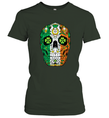 Sugar Skull Leprechaun T Shirt St Patricks Day Women Men Tee Women's T-Shirt Women's T-Shirt - jonhlittlestore88