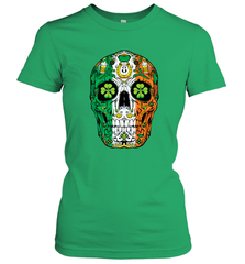 Sugar Skull Leprechaun T Shirt St Patricks Day Women Men Tee Women's T-Shirt Women's T-Shirt - jonhlittlestore88