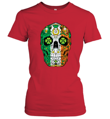 Sugar Skull Leprechaun T Shirt St Patricks Day Women Men Tee Women's T-Shirt Women's T-Shirt - jonhlittlestore88