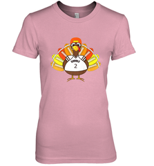 Cool Thanksgiving Football Shirt _ Gobble Player Turkey Gift Women's Premium T-Shirt Women's Premium T-Shirt - jonhlittlestore88