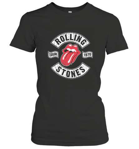 Mens The Rolling Stones Tour 1978 Women's T-Shirt Women's T-Shirt / Black / S Women's T-Shirt - jonhlittlestore88