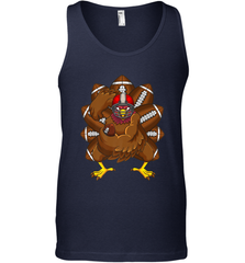 Cool Turkey Football Feathers Funny Thanksgiving Sports Men's Tank Top Men's Tank Top - jonhlittlestore88