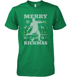 NFL Football SportsTeam Kicker Kickmas Funny Ugly Christmas Xmas Men's Premium T-Shirt