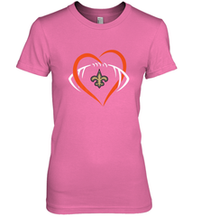 NFL New Orleans Saints Heart Love Football Women's Premium T-Shirt Women's Premium T-Shirt - jonhlittlestore88