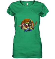 Disney Pixar Toy Story Halloween Moon Group Women's V-Neck T-Shirt Women's V-Neck T-Shirt - jonhlittlestore88