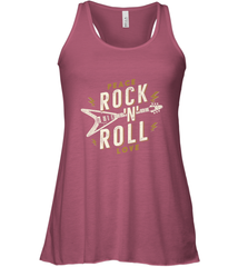 Peace Rock and Roll Love Music Guitar Retro Hippie Women's Racerback Tank Women's Racerback Tank - jonhlittlestore88