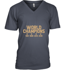 Us women's soccer team win world champions 4 four title 2019 Men's V-Neck Men's V-Neck - jonhlittlestore88