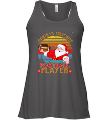 NFL Santa Favorite Football Player Funny Christmas Funny Women's Racerback Tank Women's Racerback Tank - jonhlittlestore88