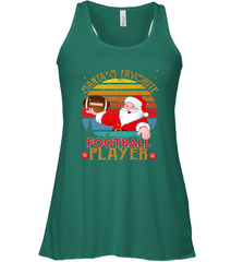 NFL Santa Favorite Football Player Funny Christmas Funny Women's Racerback Tank Women's Racerback Tank - jonhlittlestore88