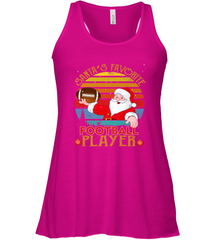 NFL Santa Favorite Football Player Funny Christmas Funny Women's Racerback Tank Women's Racerback Tank - jonhlittlestore88