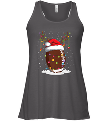 NFL Christmas Football Reindeer Funny Santa Hat Xmas Kids Gift Women's Racerback Tank Women's Racerback Tank - jonhlittlestore88