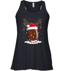 NFL Christmas Football Reindeer Funny Santa Hat Xmas Kids Gift Women's Racerback Tank Women's Racerback Tank - jonhlittlestore88