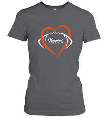 NFL New England Patriots Heart Love Football Women's T-Shirt Women's T-Shirt - jonhlittlestore88