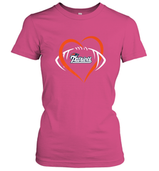 NFL New England Patriots Heart Love Football Women's T-Shirt Women's T-Shirt - jonhlittlestore88