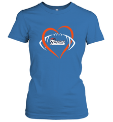 NFL New England Patriots Heart Love Football Women's T-Shirt Women's T-Shirt - jonhlittlestore88
