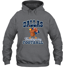 Dallas Thanksgiving Day Funny Turkey Playing Texas Football Premium T Shirt Hooded Sweatshirt Hooded Sweatshirt - jonhlittlestore88