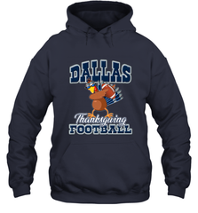 Dallas Thanksgiving Day Funny Turkey Playing Texas Football Premium T Shirt Hooded Sweatshirt Hooded Sweatshirt - jonhlittlestore88