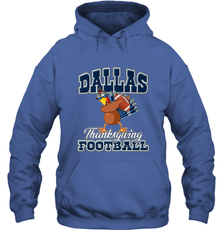 Dallas Thanksgiving Day Funny Turkey Playing Texas Football Premium T Shirt Hooded Sweatshirt Hooded Sweatshirt - jonhlittlestore88