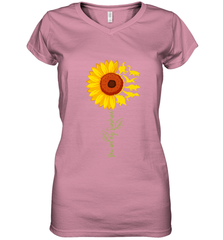 You're My Sunshine Sunflower Dinosaur T Rex Women's V-Neck T-Shirt Women's V-Neck T-Shirt - jonhlittlestore88