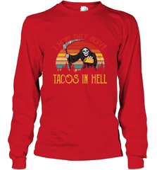Vintage I Hope They Serve Tacos In Hell Halloween Costume Long Sleeve T-Shirt Long Sleeve T-Shirt - jonhlittlestore88