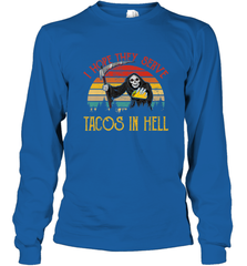 Vintage I Hope They Serve Tacos In Hell Halloween Costume Long Sleeve T-Shirt Long Sleeve T-Shirt - jonhlittlestore88