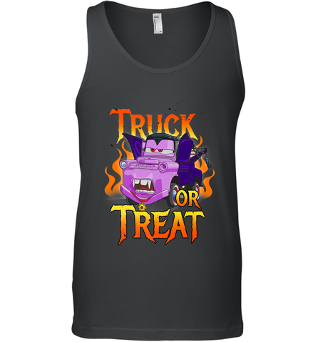 Disney Pixar Cars Halloween Vampire Truck Or Treat Men's Tank Top Men's Tank Top / Black / XS Men's Tank Top - jonhlittlestore88