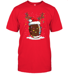 NFL Christmas Football Reindeer Funny Santa Hat Xmas Kids Gift Men's T-Shirt Men's T-Shirt - jonhlittlestore88
