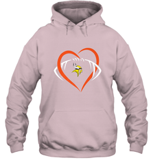 NFL Minnesota Vikings Heart Love Football Hooded Sweatshirt Hooded Sweatshirt - jonhlittlestore88
