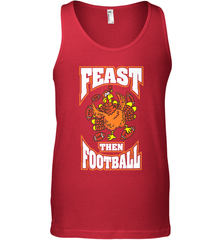 Funny Thanksgiving Turkey Feast Than Football Men's Tank Top Men's Tank Top - jonhlittlestore88