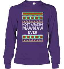 Xmas Gifts for Maw Maw Ugly Christmas gift idea Long Sleeve T-Shirt Long Sleeve T-Shirt - jonhlittlestore88