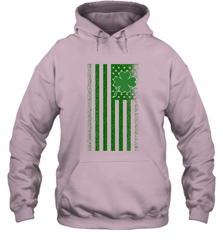 Lucky St. Patrick's Day Irish American Flag T Shirt Hooded Sweatshirt Hooded Sweatshirt - jonhlittlestore88