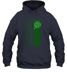 Lucky St. Patrick's Day Irish American Flag T Shirt Hooded Sweatshirt