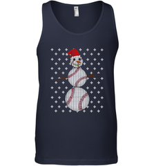 UGLY CHRISTMAS Baseball Snowman Holiday Santa Funny Men Gift Men's Tank Top Men's Tank Top - jonhlittlestore88
