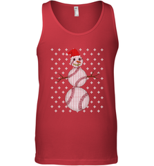 UGLY CHRISTMAS Baseball Snowman Holiday Santa Funny Men Gift Men's Tank Top Men's Tank Top - jonhlittlestore88