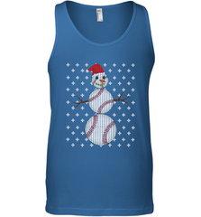 UGLY CHRISTMAS Baseball Snowman Holiday Santa Funny Men Gift Men's Tank Top Men's Tank Top - jonhlittlestore88