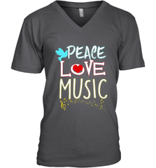 Peace Love Music Hippie Hipster Festival Men's V-Neck Men's V-Neck - jonhlittlestore88