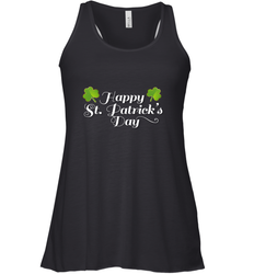 Shamrock Happy St patrick's Shirt for men and women (2) Women's Racerback Tank