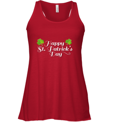 Shamrock Happy St patrick's Shirt for men and women (2) Women's Racerback Tank