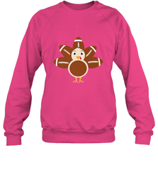 Funny Football Turkey Fall Thanksgiving Football Crewneck Sweatshirt Crewneck Sweatshirt - jonhlittlestore88