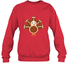 Funny Football Turkey Fall Thanksgiving Football Crewneck Sweatshirt Crewneck Sweatshirt - jonhlittlestore88