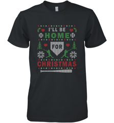 Premium Baseball Ugly Christmas Sweater Pattern Men's Premium T-Shirt Men's Premium T-Shirt - jonhlittlestore88