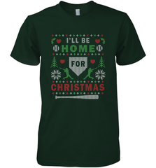 Premium Baseball Ugly Christmas Sweater Pattern Men's Premium T-Shirt Men's Premium T-Shirt - jonhlittlestore88