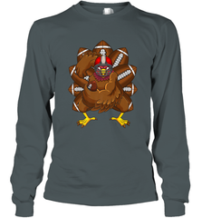 Cool Turkey Football Feathers Funny Thanksgiving Sports Long Sleeve T-Shirt Long Sleeve T-Shirt - jonhlittlestore88