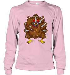 Cool Turkey Football Feathers Funny Thanksgiving Sports Long Sleeve T-Shirt Long Sleeve T-Shirt - jonhlittlestore88