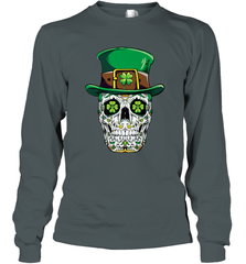Sugar Skull Leprechaun T Shirt St Patricks Day Women Men Long Sleeve T-Shirt Long Sleeve T-Shirt - jonhlittlestore88