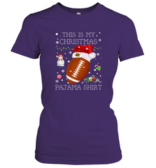 NFL This Is My Christmas Pajama Shirt  Football christmas ugly Women's T-Shirt Women's T-Shirt - jonhlittlestore88