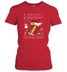 NFL This Is My Christmas Pajama Shirt  Football christmas ugly Women's T-Shirt Women's T-Shirt - jonhlittlestore88