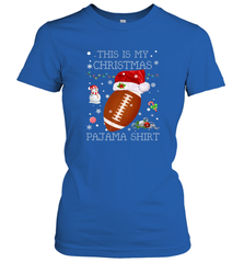NFL This Is My Christmas Pajama Shirt  Football christmas ugly Women's T-Shirt Women's T-Shirt - jonhlittlestore88