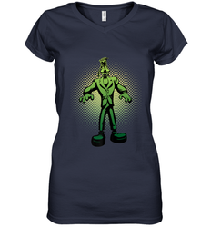 Disney Goofy Frankenstein Halloween Costume Women's V-Neck T-Shirt